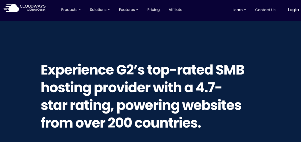 G2 Top rated SMB hosting provider image